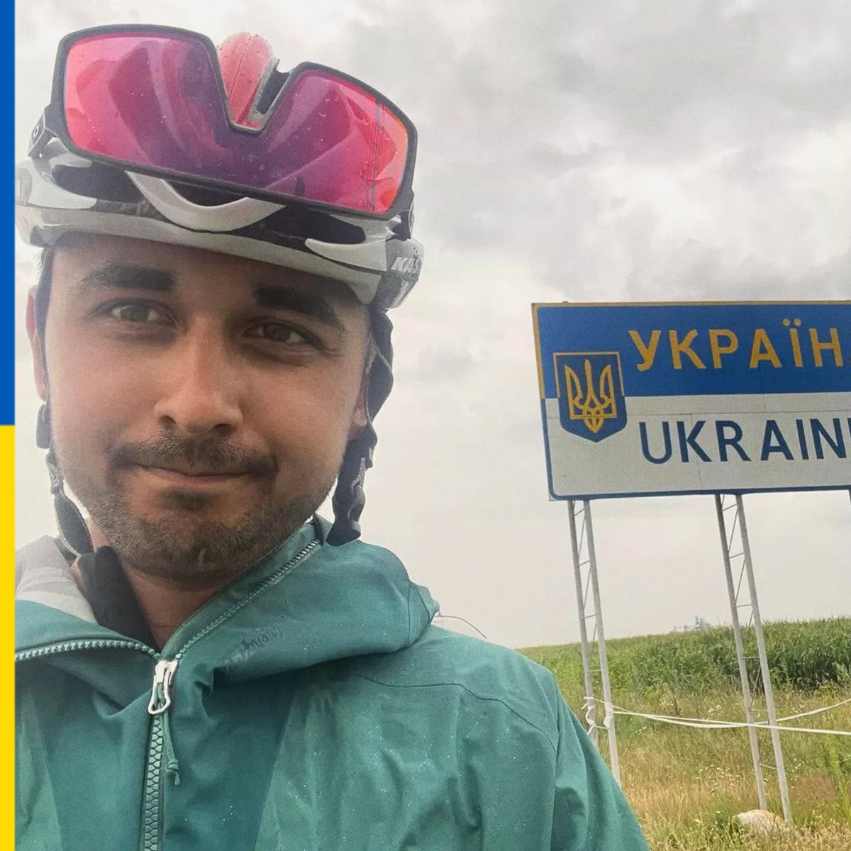 Route 'Bravery - Ukraine' — built. More than UAH 540,000 for the Armed Forces was collected🚴🏻 The youngest mayor of Norway, Jonas Andersen Syed, rode a bicycle from Sokndal to the village of Zaliznytsia in 11 days and collected funds to help the fighters from this village