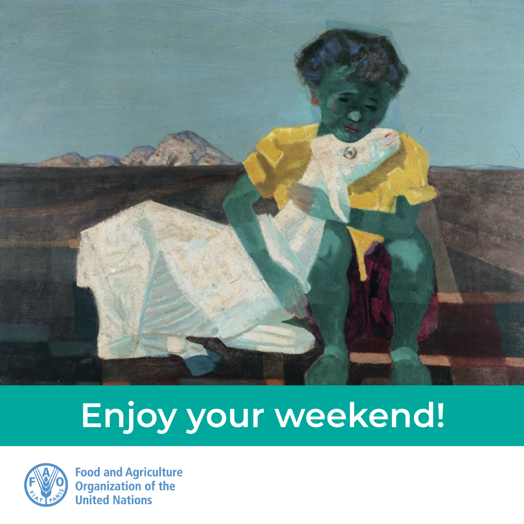 Through global cooperation, we have a chance to transform the livestock sector, developing better policies and practices around the world and ensuring a more sustainable future for all.

#HappyWeekend  with this 🖼️ by Candido Portinari, 1954