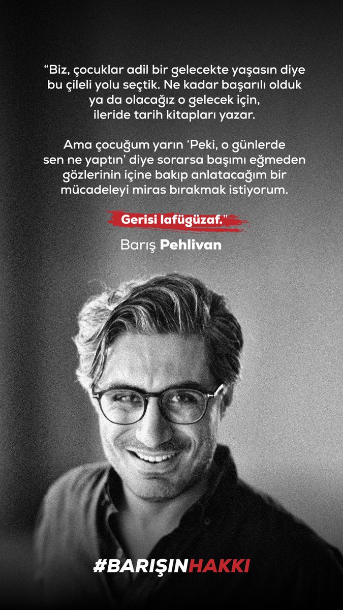Hürriyet, demokrasi, basın özgürlüğü #BarışınHakkı