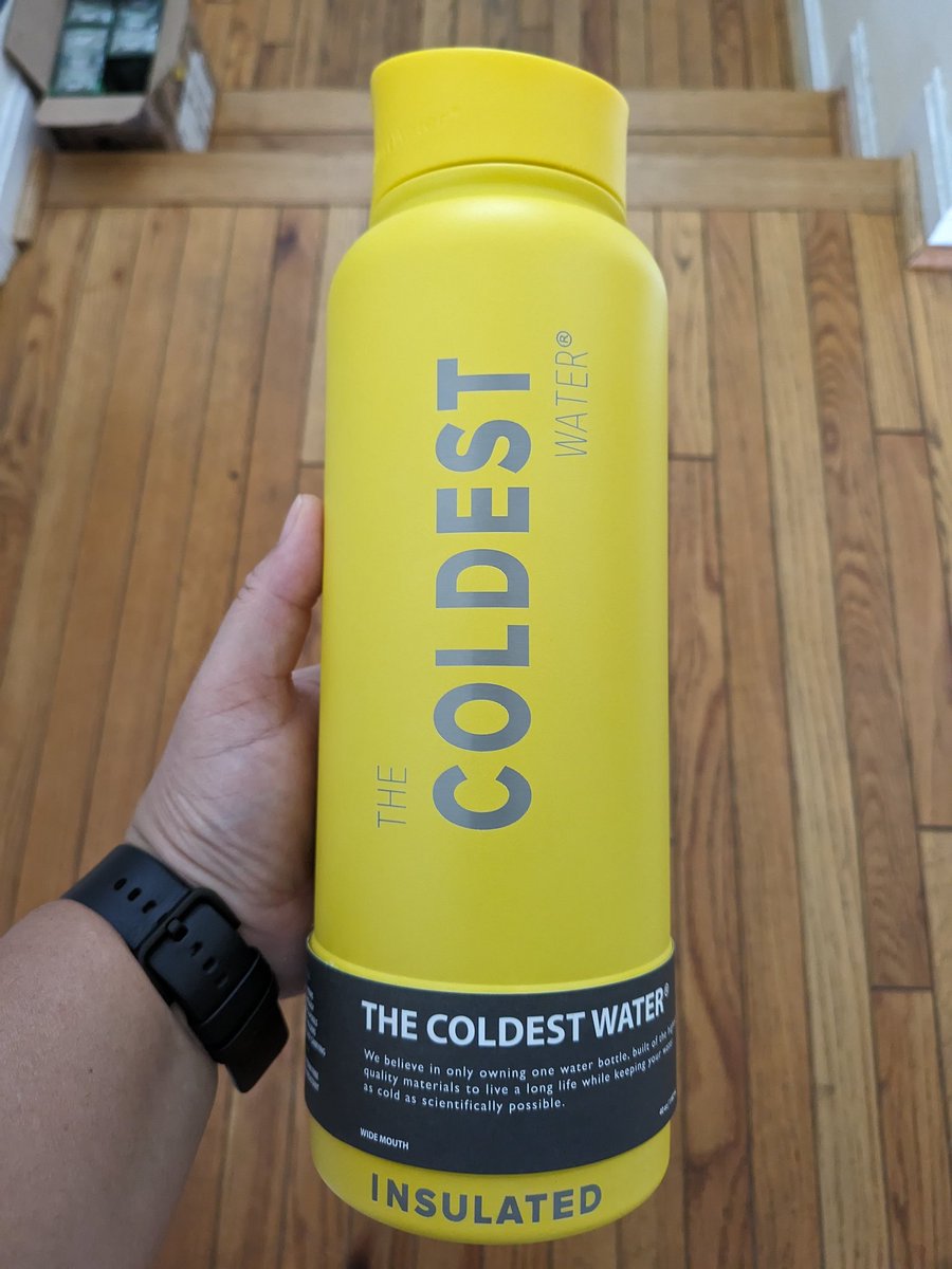 GadgetsSpec's tweet image. Of all the gadgets that I have to be excited about... I'm kinda pumped to try out this water bottle from The Coldest Water company. #waterbottle #DrinkWater #StayCold #Hydrate