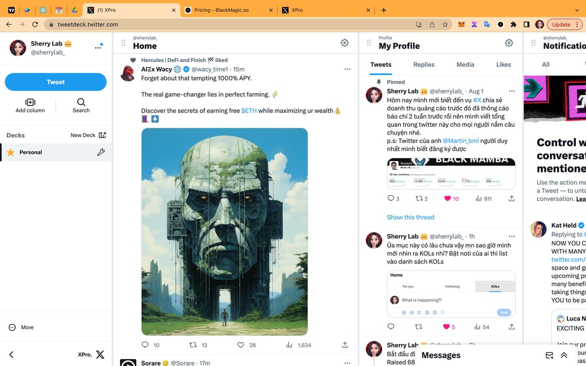 sherryonchain's tweet photo. #ToolX Với hơn 2 năm hoạt động build up các media site của hệ sinh thái thì có vài tool sau giới thiệu cho mấy bạn mới dùng Twitter nhé
1. LunaCrush @Crush4Lunarobt - chiếc tool đầu tiên mình phải research và follow up từ những ngày đầu build @avaxholic https://t.co/ZF7UPXm37s