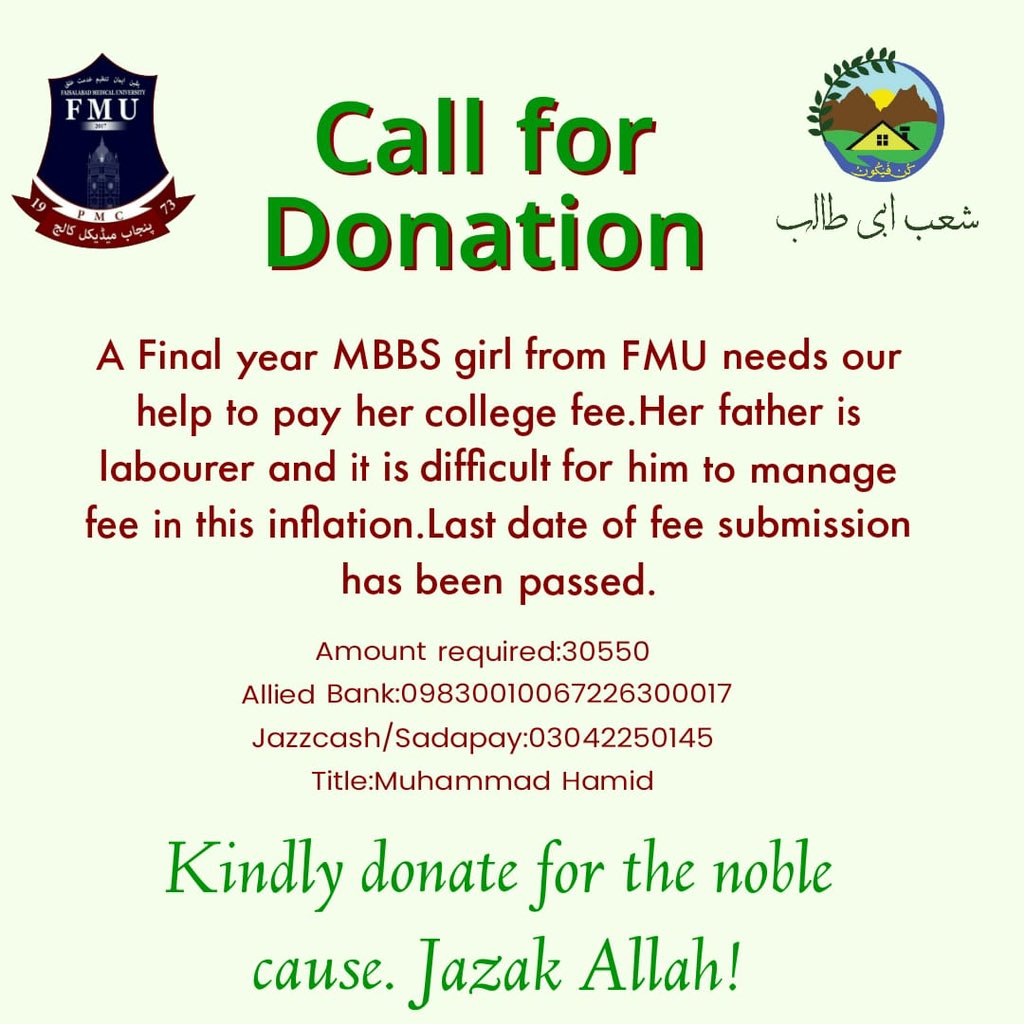 sat_pakistan's tweet photo. DONATE FOR THE GOOD CAUSE
Jazak Allah https://t.co/sA2g0klq34