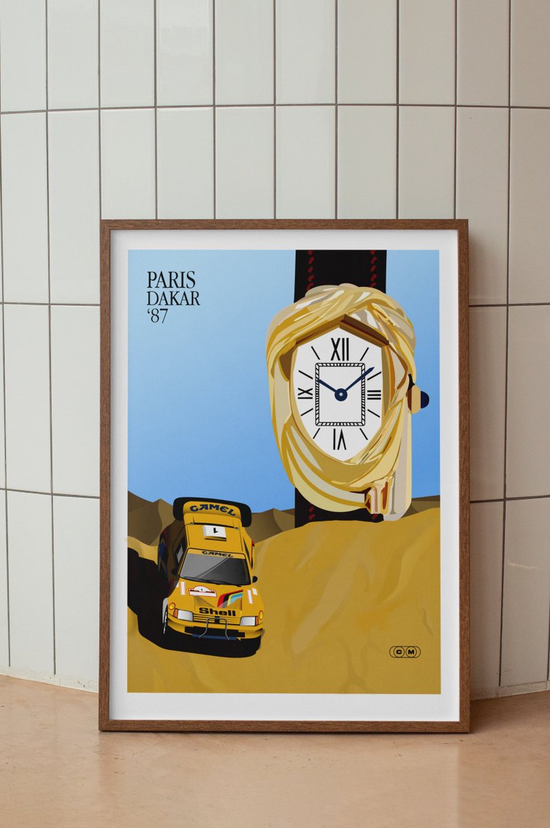 Paris Dakar 87' 

T-shirt 205g ( rien n'est laissé au hasard ) 
100% coton
Disponible du S au XL  

Poster A3 - A2 - A1   
Papier Satiné 210g 
Livré sans cadre 

Disponible dès maintenant sur creative-mechanics.com