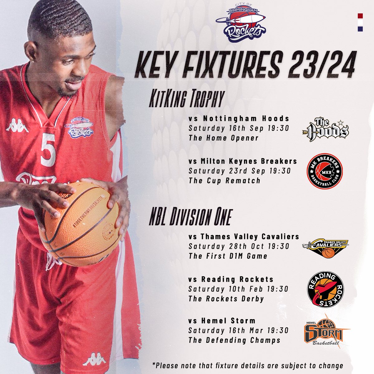 City of Birmingham Rockets tweet media