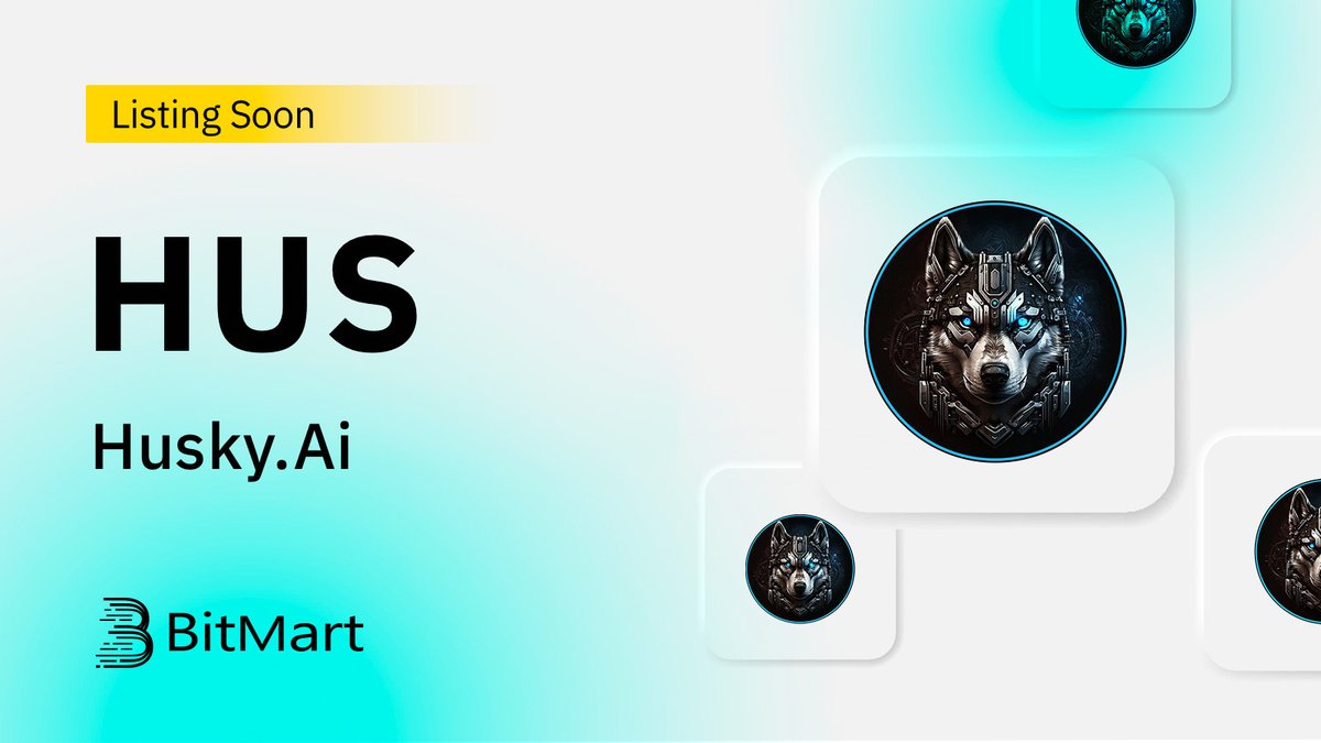 BitMartExchange's tweet photo. ✨Upcoming New Listing✨

🤩 #BitMart is thrilled to announce the upcoming listing of Husky. Ai (HUS)@HuskyAiOfficial!

💎 The future of cryptocurrencies! Here, the team combine the power of blockchain technology with artificial intelligence to create a digital currency that is unique, innovative, and has the potential to revolutionize the financial market. With this explosive alliance of cryptography and AI, they are about to change the way we deal with money. Join them on this exciting journey and be a part of the transformation that is coming!

🔍 Keep an eye on our socials for more exciting announcements.

✨ Share in the comments what you find fascinating about this project!

#HUSBitMartListing #Cryptocurency