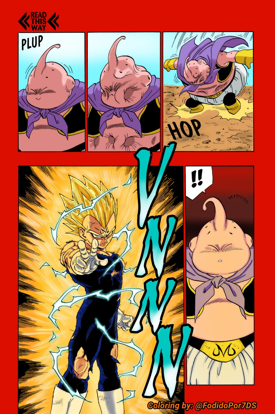 dragon ball z majin boo vs majin boo 