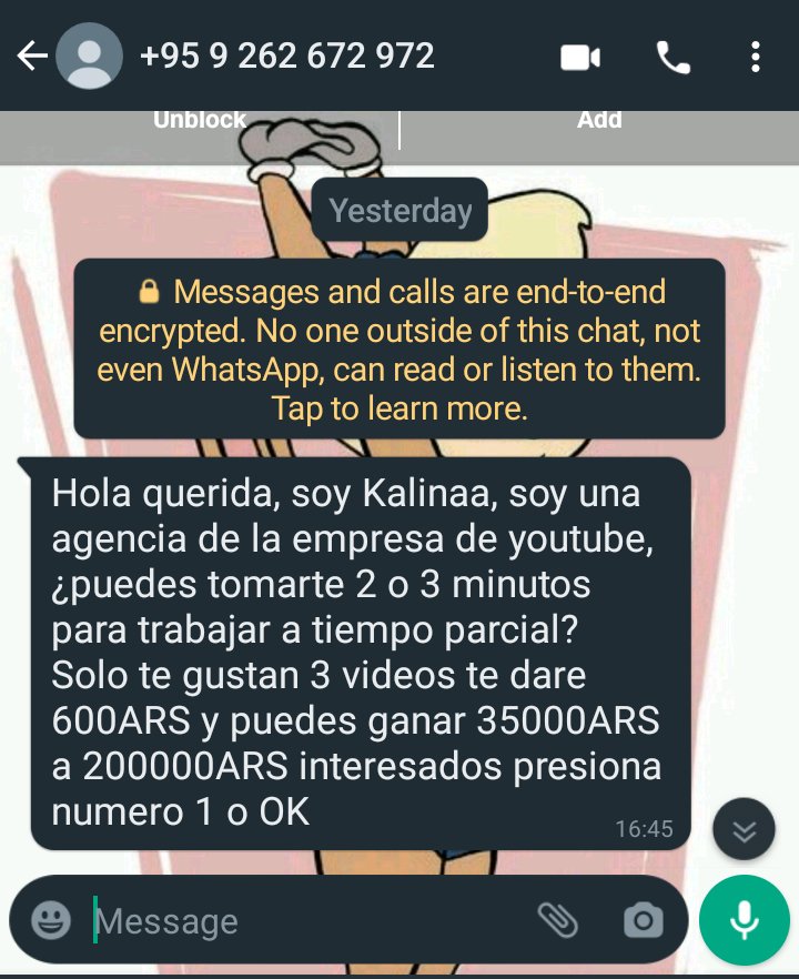 Gomez_Sofi_'s tweet photo. @teloresumo A mí también me ofrecieron 600ARS por 3 videos, me pareció bien https://t.co/VKvIYVMblB