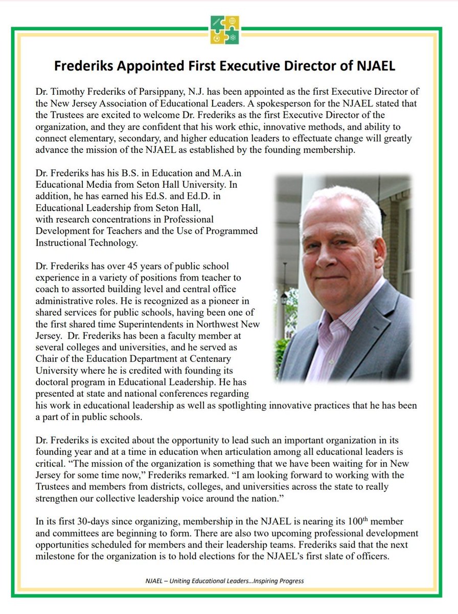 New Jersey Association of Educational Leaders tweet media
