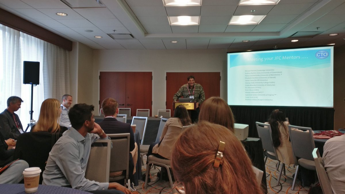 Samer Faraj (@samerfaraj) on Twitter photo #AOM2023 <a href="/AOM_CTO/">CTO Division of Academy of Management</a> Michael Barrett opening up the Junio faculty consortium #AOM2023 <a href="/AOM_CTO/">CTO Division of Academy of Management</a> Michael Barrett opening up the Junio faculty consortium