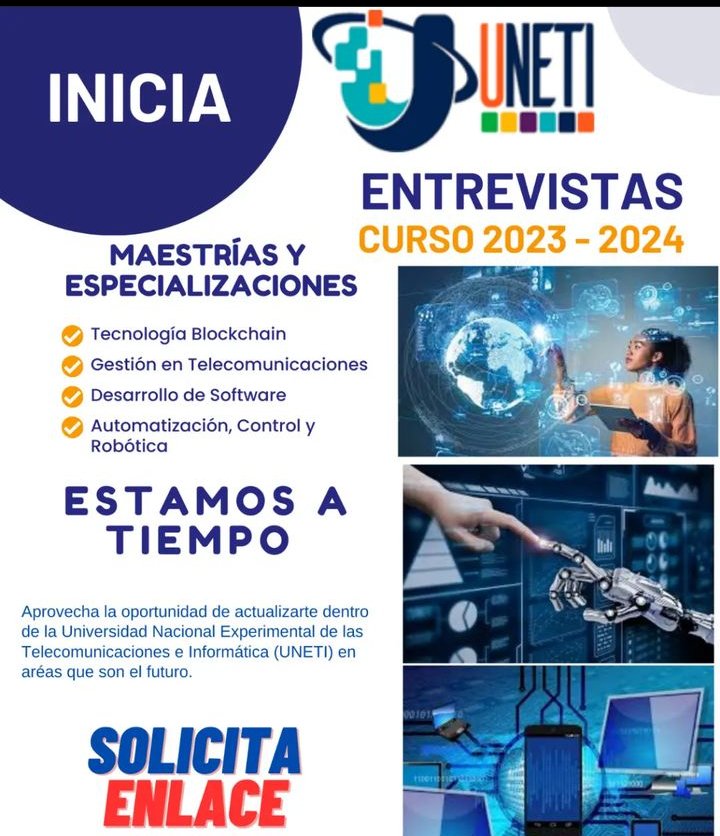 Bienvenidos a cursar  estudios de 4to nivel en la Universidad Nacional Experiental de las Telecomunicaciones e Informatica (UNETI), DI QUIERO si asumes el compromiso,te esperamos con tecnologia e innovacion #GNBArmadosDePaz <a href="/NicolasMaduro/">Nicolás Maduro</a> <a href="/Soykarinacarpio/">Karina Carpio</a> <a href="/Daniel_PerdomoB/">Daniel Perdomo</a>