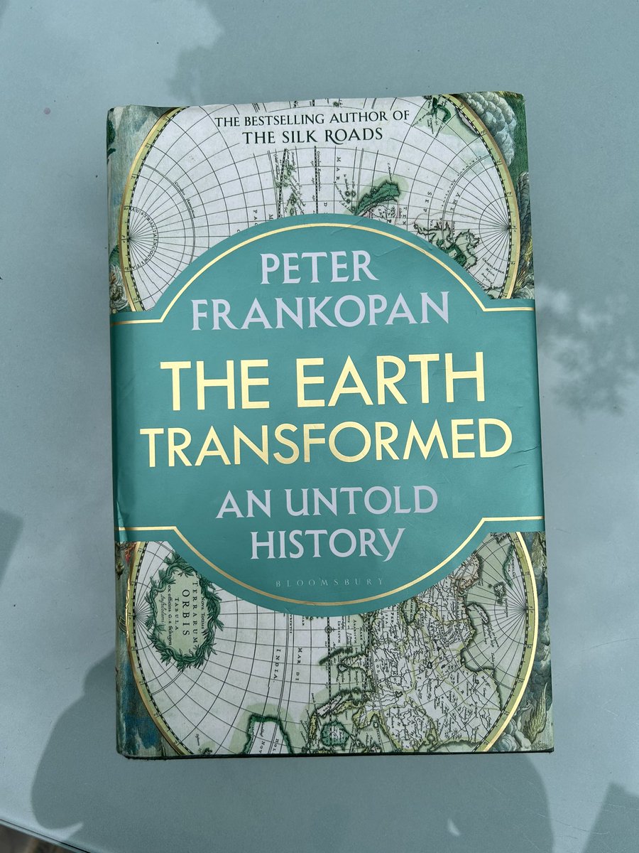 Finished @peterfrankopan eco-blockbuster. Dazzling new look at human history & alarmingly timely #SummerReading #EarthTransformed