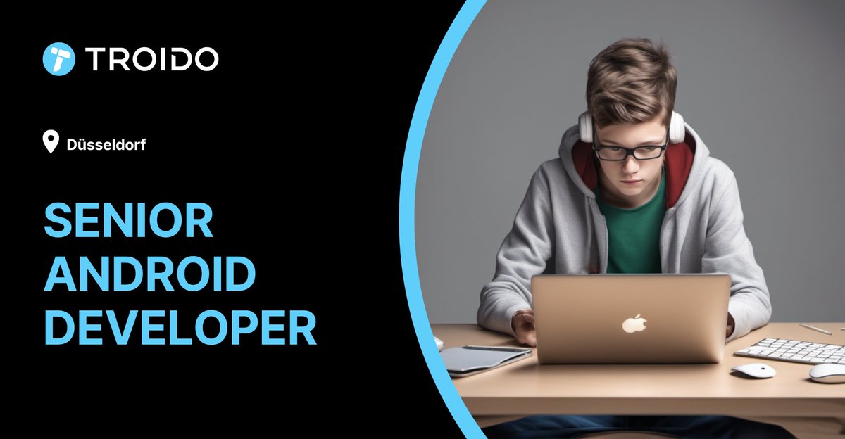 Join our team in Düsseldorf and enjoy a generous compensation package and support for relocation and visa processing. Age is just a number - what matters is your innovative solutions and passion for technology.  troido.com/careers #AndroidDeveloper #SeniorOpportunity
