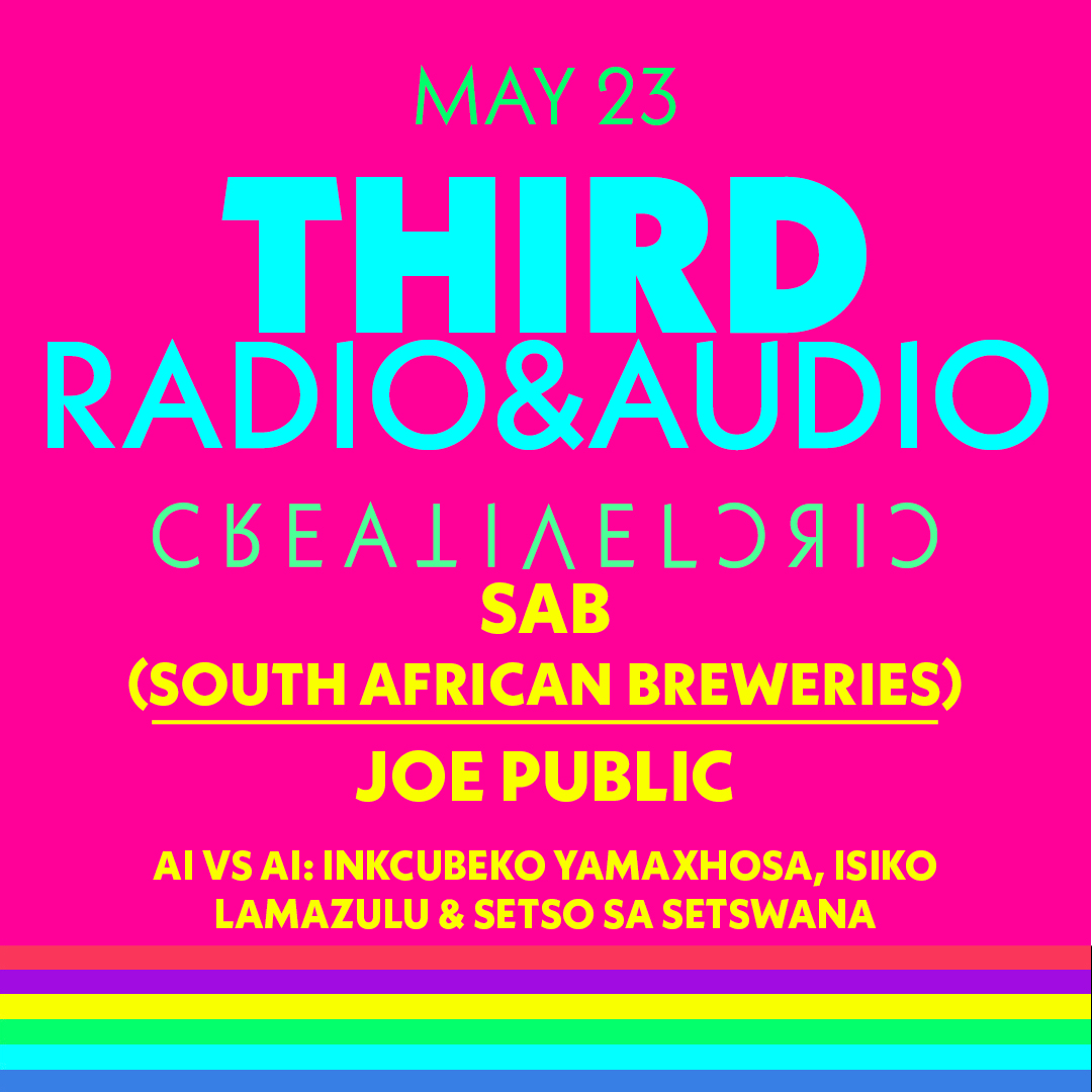 CCreativeCircle's tweet image. Congratulations to 1st TBWA\Hunt Lascaris, 2nd Dalmation and 3rd Joe Public for May Radio &amp;amp; Audio.