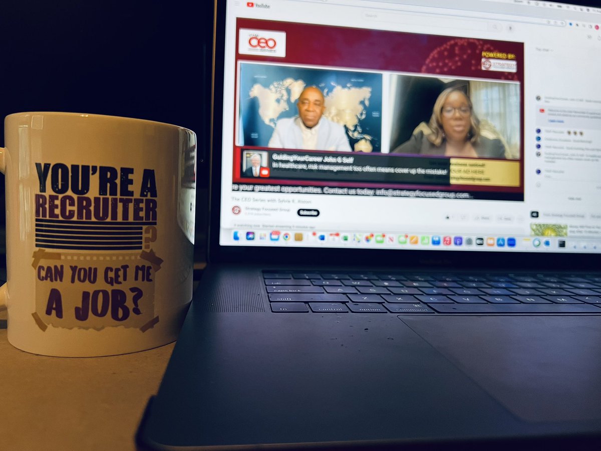 TrapRecruiter's tweet photo. “Who you have in your network is critical.” - Sylvia K. Alston
So glad I jump started my day with a light roast ☕️ and Strategy Focused Group’s “The CEO Series”.
Catch the replay of this inspiring convo
https://t.co/KsnF7kp0Zp
#FocusedFriday #HRCoffeeShot #RiskManagement https://t.co/dYa5NYvcXl