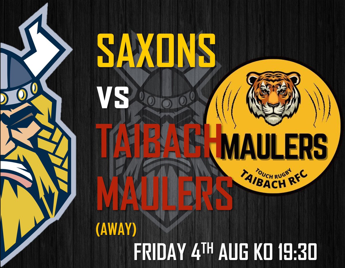 PontySaxons's tweet photo. The Saxons take on @TaibachRFC Maulers tonight.

Good luck lads https://t.co/LxNHsxKvyR
