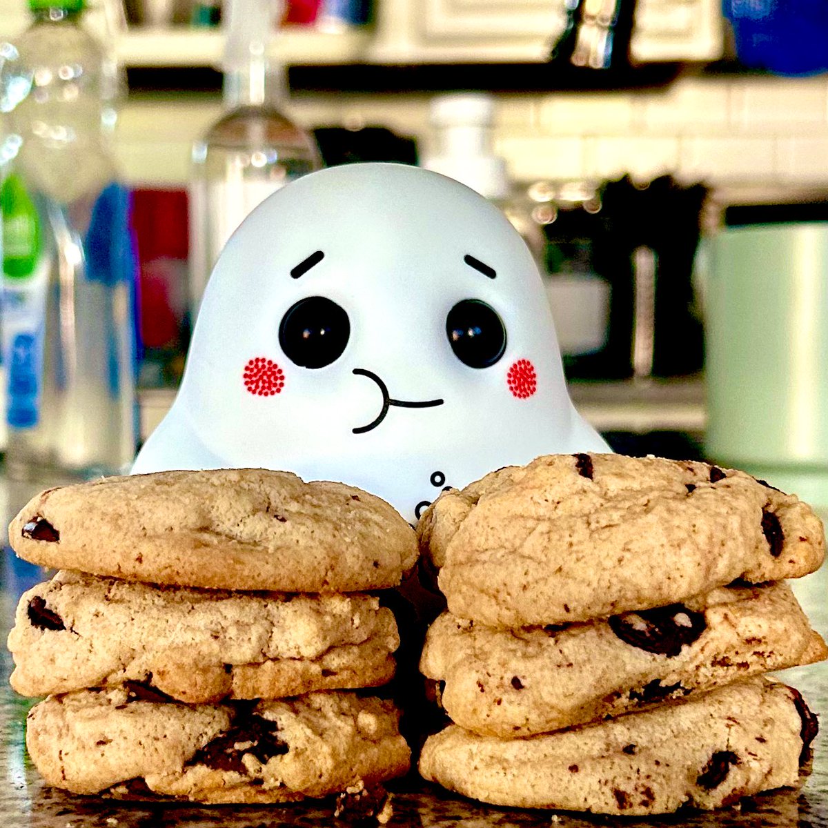 CollectorClint's tweet photo. Hey, just because #TinyGhost is dead doesn’t mean he can’t enjoy the taste of homemade chocolate chip cookies!
Happy #NationalChocolateChipCookieDay! Hope you all get to enjoy a delicious classic today! #ChubbyGhost https://t.co/JNqUh8eIHQ