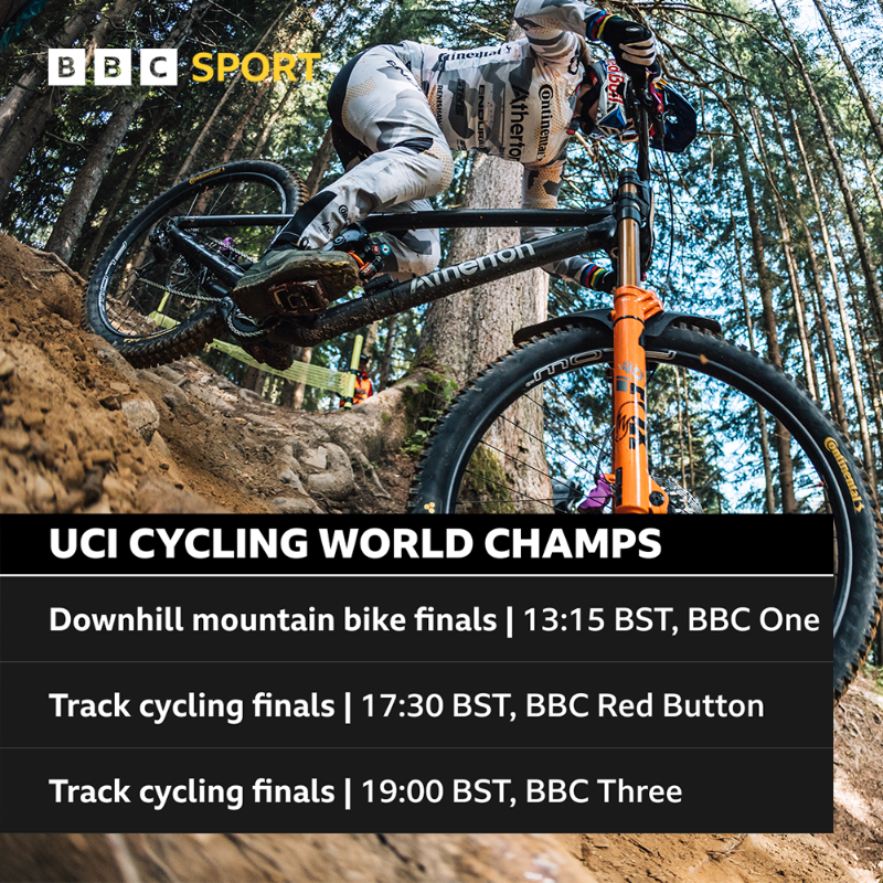 BBCSport's tweet photo. 2,700 cyclists are competing for more than 200 gold medals 🥇

Here's what's coming up a bit later at the UCI Cycling World Championships 👇

🖥💻📱 Starting now we have the junior women's road race taking place live on @BBCiPlayer and the @BBCSport app

#GlasgowScotland2023