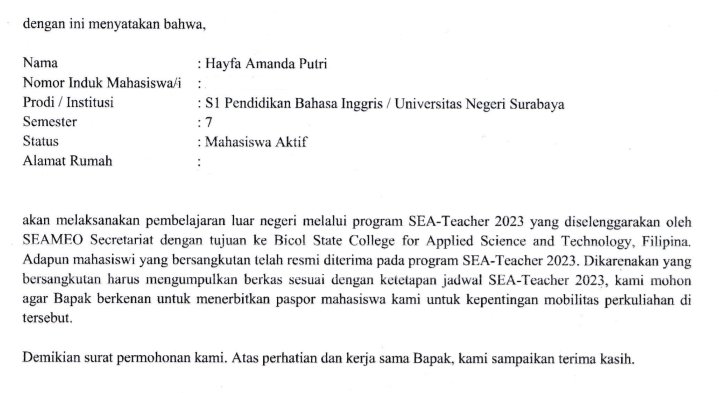mandastudyroom's tweet photo. hi guys, long time no see! i was inactive for about.. 3 months? it was because of my KM5 program and my preparation for the PLP program this semester 🥲

and... i'm back with a great news <3 i'm officially an awardee of SEA Teacher at BISCAST, Philippines 🇵🇭 https://t.co/is9jVHZCC6
