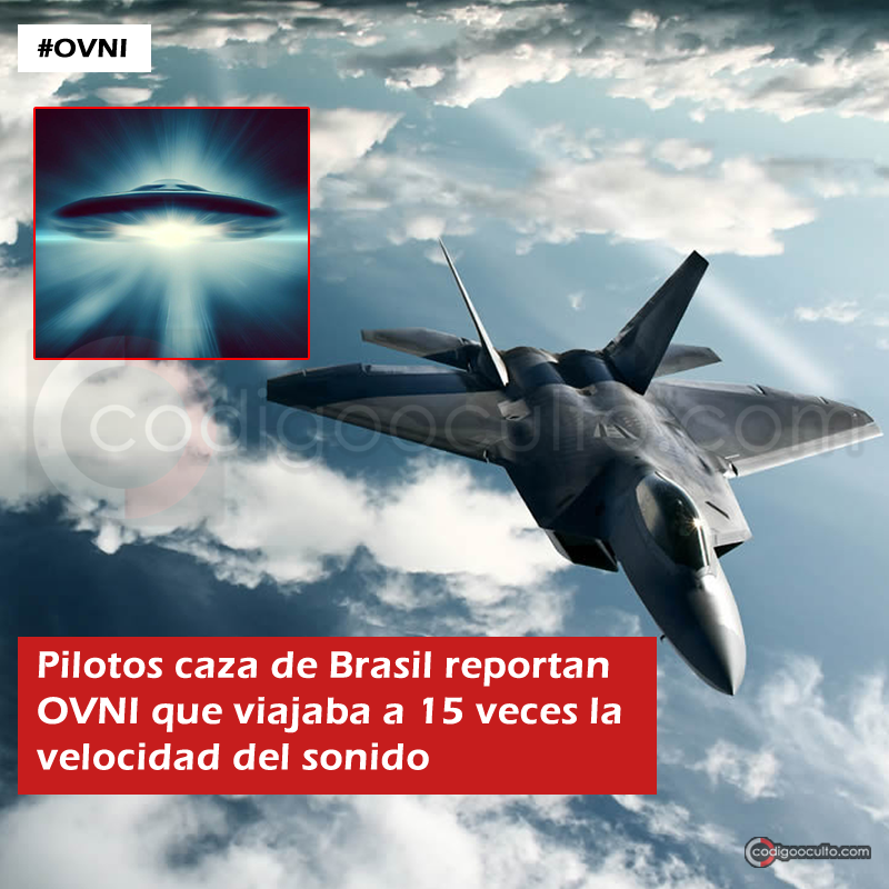 exploracionovni's tweet photo. Pilotos caza de Brasil reportan un #OVNI que viajaba a 15 veces la velocidad del sonido.
Más info en el hilo.
#OVNIS #UFOS #UFO #UAP #Brasil #codigooculto https://t.co/zh1g4oWpBw