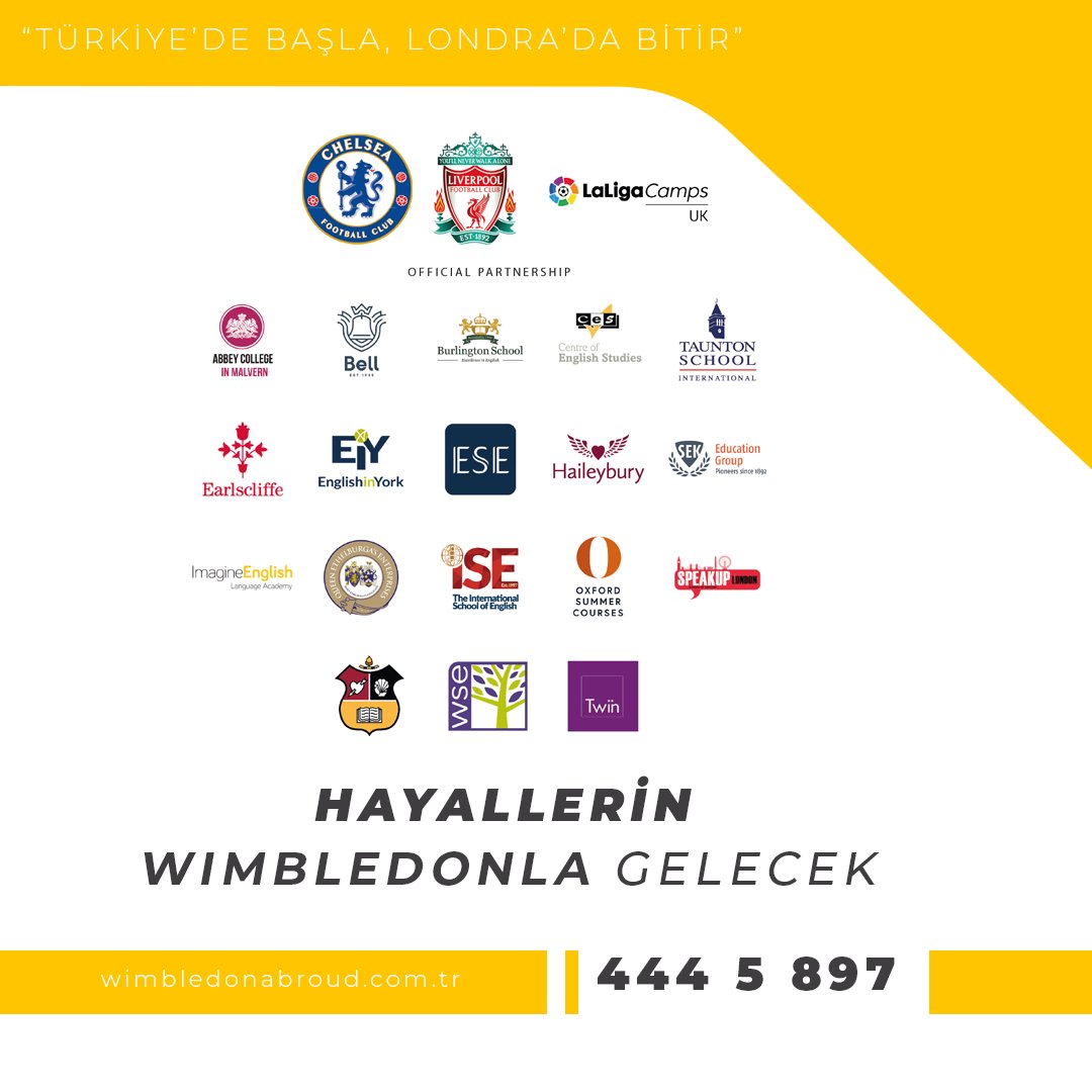 WimbledonlaT's tweet photo. 》 Dil eğitiminizi Türkiye'de başlatıp, yurt dışında devam etmek için WimbledonLA sizinle👋

🇬🇧 https://t.co/bV3Gcf12xa | 🇹🇷 https://t.co/wbT4r2CwiL | https://t.co/6LsIOSPZMW | ☎️ 444 5 897 

•
•
•
#londra #yurtdışıeğitim #EdaEce  #study #sondakika https://t.co/R4KdG4msnY