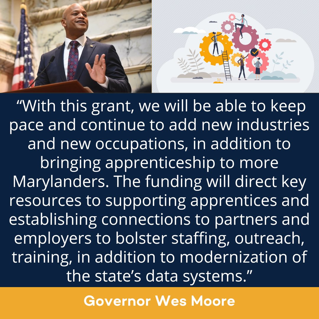 NGA (@natlgovsassoc) on Twitter photo This week <a href="/GovWesMoore/">Governor Wes Moore</a> announced funding to help expand apprenticeship. The funding will help connect thousands of Marylanders to good paying careers in vital and high-growth industries. Learn more: governor.maryland.gov/news/press/pag… This week <a href="/GovWesMoore/">Governor Wes Moore</a> announced funding to help expand apprenticeship. The funding will help connect thousands of Marylanders to good paying careers in vital and high-growth industries. Learn more: governor.maryland.gov/news/press/pag…