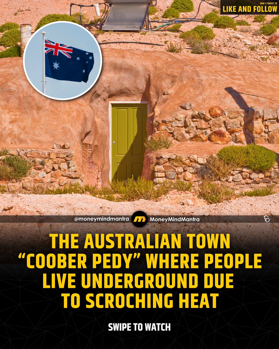 moneymindmantra's tweet photo. Coober Pedy is a town in northern South Australia, 846 km (526 mi) north of Adelaide on the Stuart Highway.

Video Credit - @cooberpedysa 

#coober #cooberpedy #australia #tour #travel #heat #moneymindmantra #business https://t.co/6uu4Zg7vNM