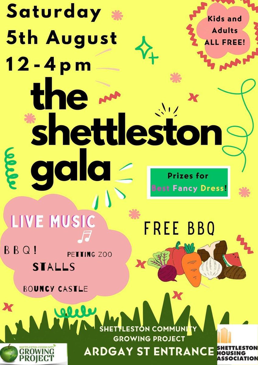 Only 1 more sleep to the Gala Day.....Lots of fun for everyone - face painting, Mr Giggles, Smoothie bike, neck massage, FREE BBQ.....What's not to like....  Entrance from Ardgay Street...