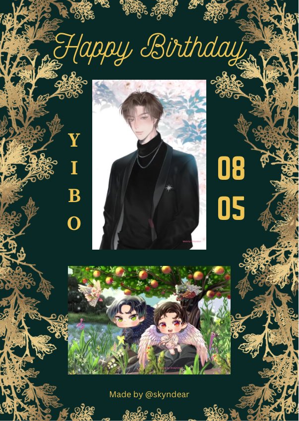 🎁 Giveaway ✨

💚HBD…YIBO👑
🗓️: 5 Aug 2023
⏰: 12:00~
📍: KOFFEE&amp;CO

Yibo Postcard 50 ea
ป๋อหล่อมาก ฉบับCMS by <a href="/shikario1/">shikario</a> 

Eden Postcard 50 ea
ภาพสวยๆ จากCMS by <a href="/BlueBunBear/">ขนมปังสีน้ำเงิน🐠🫧</a> 

ฝากมารับเด็กๆด้วยนะคะ😊
(หรือนัดรับวันที่ 6 สค งานคุมก้อยได้นะคะ)

 #TiantasyWYB