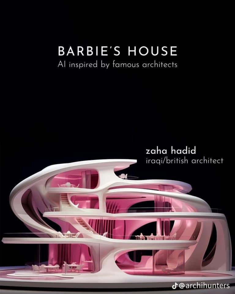 urbanofilia's tweet photo. Ilustraciones de casas Barbie con diseños inspirados en técnicas de arquitectas y arquitectos de renombre:
¿En cuál vivirías? 
✏️ Archihunters https://t.co/ZxusdmBtCo