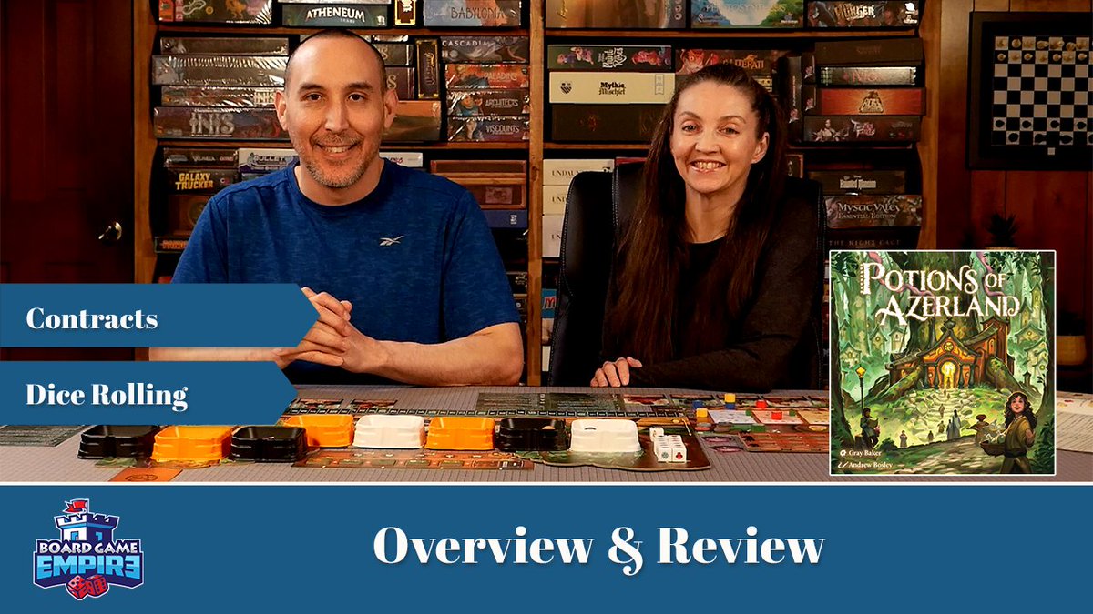 Potions of Azerland Overview & Review youtube.com/watch?v=tUnckx… @WarpedRealityGames #boardgameempire #Review #TopGames #BoardGames #WarpedRealityGames #PotionsofAzerland #BGG #boardgamenight #boardgamenights #boardgameaddict #boardgamegeeks #boardgameday #boardgamecommunity