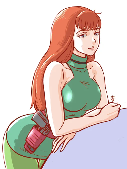 夕食後適当rkgk #土井美加 さんの艶っぽい声が魅力の #ダンバイン ヒロイン #マーベル・フローズン を。メリケンらしく肩幅がっしり目に…あ、リストバンド忘れてた