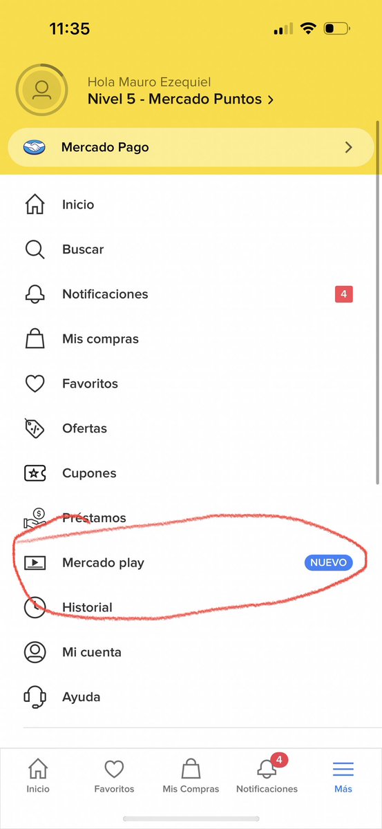 Mau_Albornoz's tweet photo. Mercadolibre anuncia que ya está disponible Mercado Play: la plataforma que ofrecerá contenidos gratis de películas, series, documentales, reality TV, etc.
- Por ahora es gratis 
- No hay que crearse nueva cuenta, se entra desde Mercadolibre > Menú > Mercado Play https://t.co/1070UXdSng