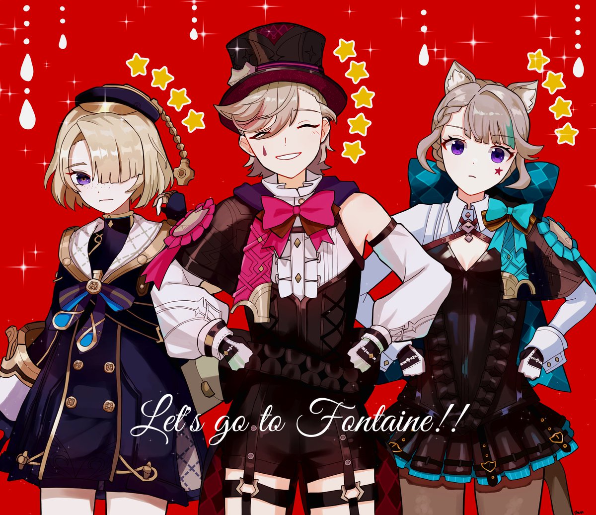 ㊗️実装！！！！🥳🥳🥳✨✨✨
#Lyney #Lynette #Freminet