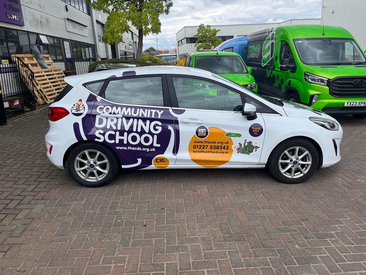 Signsandimaging's tweet photo. Old graphics stripped and New ones installed today - Jessica looks good now !!!

Community Driving School are doing fabulous things for the community and we are happy to help them rebrand their fleet with other cars to follow.

Keep up the good work guys !!!

#bbn #carlivery https://t.co/LdvL6dEqT6