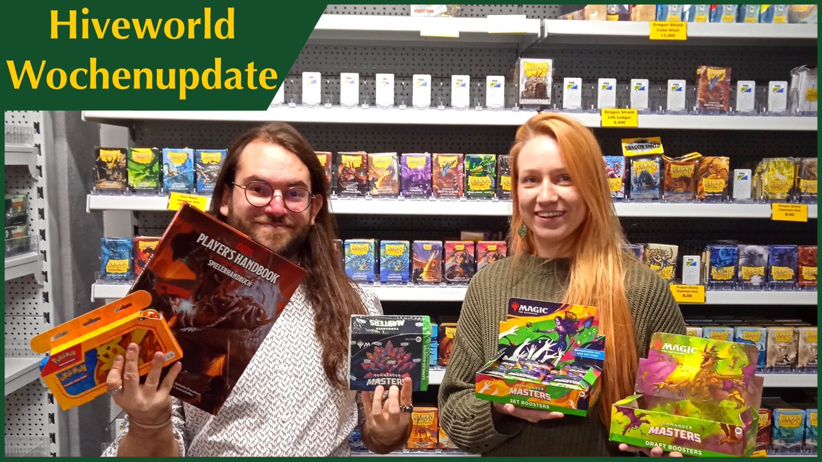 HiveworldKoeln's tweet photo. Hiveworld #Wochenupdate - Commander Masters, D&D und vieles mehr!
Auch diese Woche sind wieder einige Neuheiten bei uns angekommen! Für Brettspiel News: @spieldurst
https://t.co/BwHszprOr4
————————————
#PokemonTCG #MTG #TCG #Sammelkarten https://t.co/DRvnYlTrVz