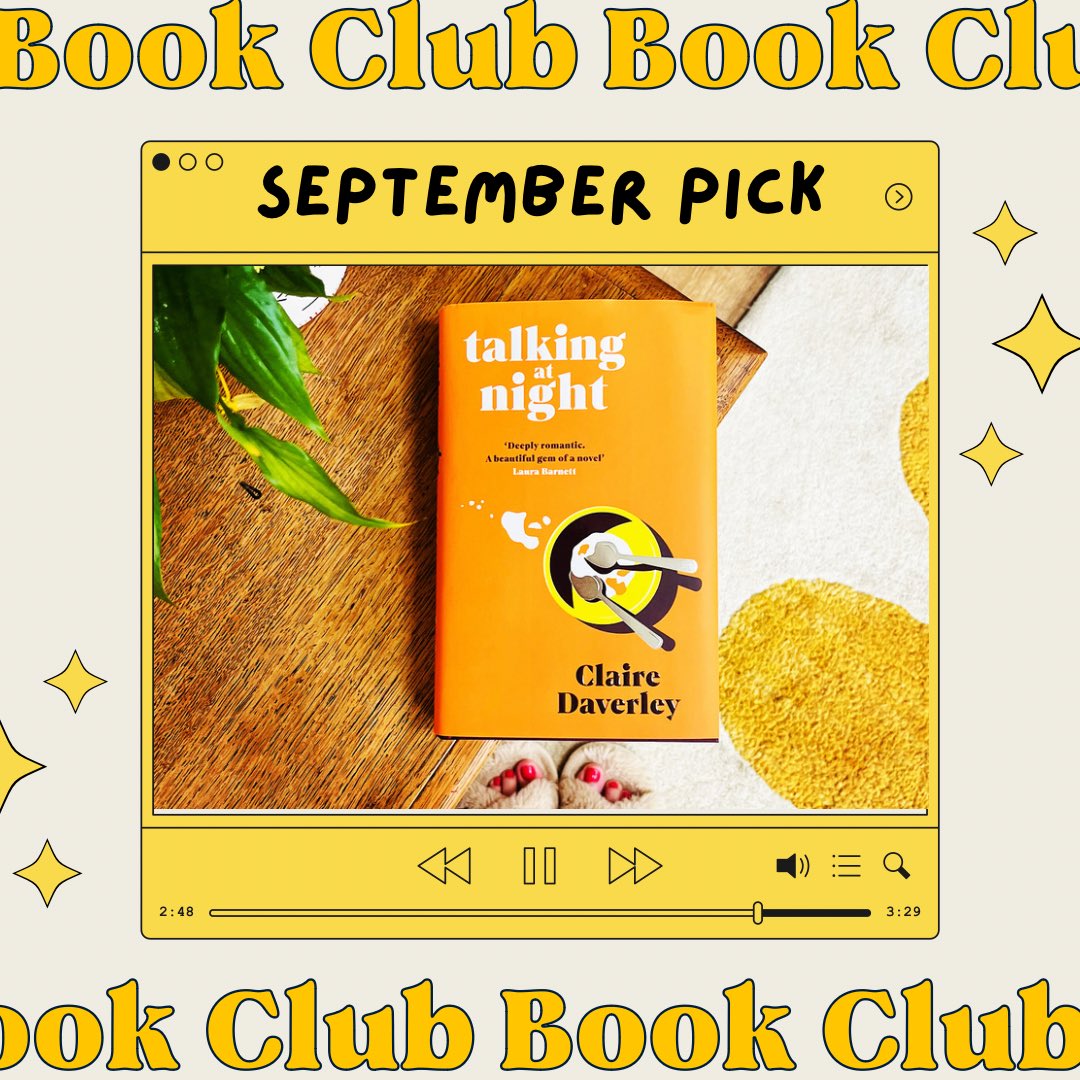 Join us this September for our book club relaunch … check out the website for details.

We will be reading and discussing this beauty - Talking at Night by <a href="/ClaireDaverley/">Claire Daverley</a> 

Join us - thebooktaster.com

#onlinebookclub #bookclubcommunity #jointheclub #bookishcommunity