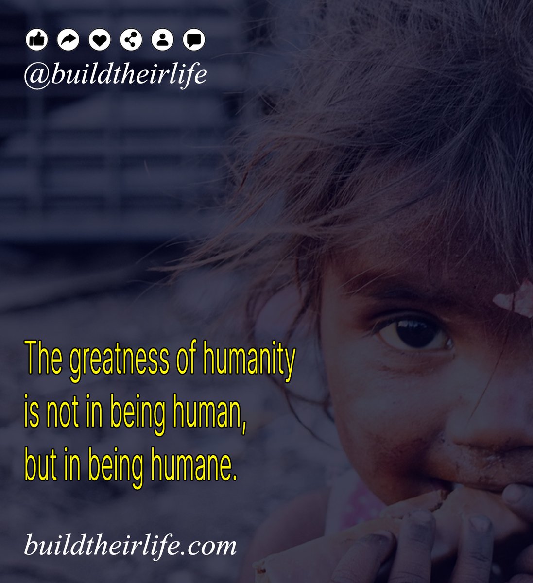 buildtheirlife's tweet photo. Let's come together and make a difference in the lives of these precious little souls. Every child deserves a safe and loving home.
Running Campaign:::
https://t.co/t2iwrKGtr8
#buildtheirlife #ShareYourMeal #donatenow #streetkids #showkindness #makeadifference #humanitychallenge https://t.co/YKkckKkqBH