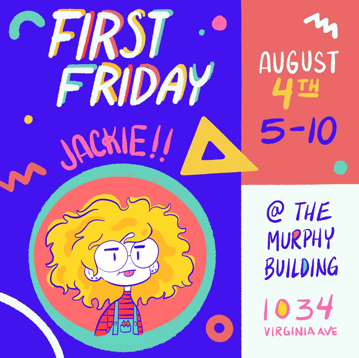 Tonight! I’ll have a booth at First Friday here in fountain square! Come and visit me, friends! ✨