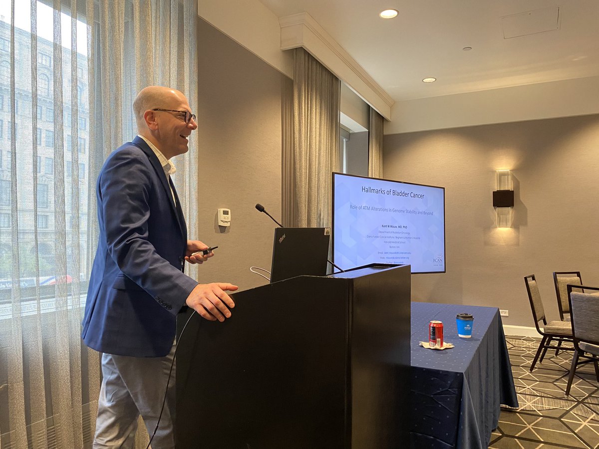 Kent Mouw is discussing about ATM alterations for the treatment of bladder cancer. Very exciting and impressive work!