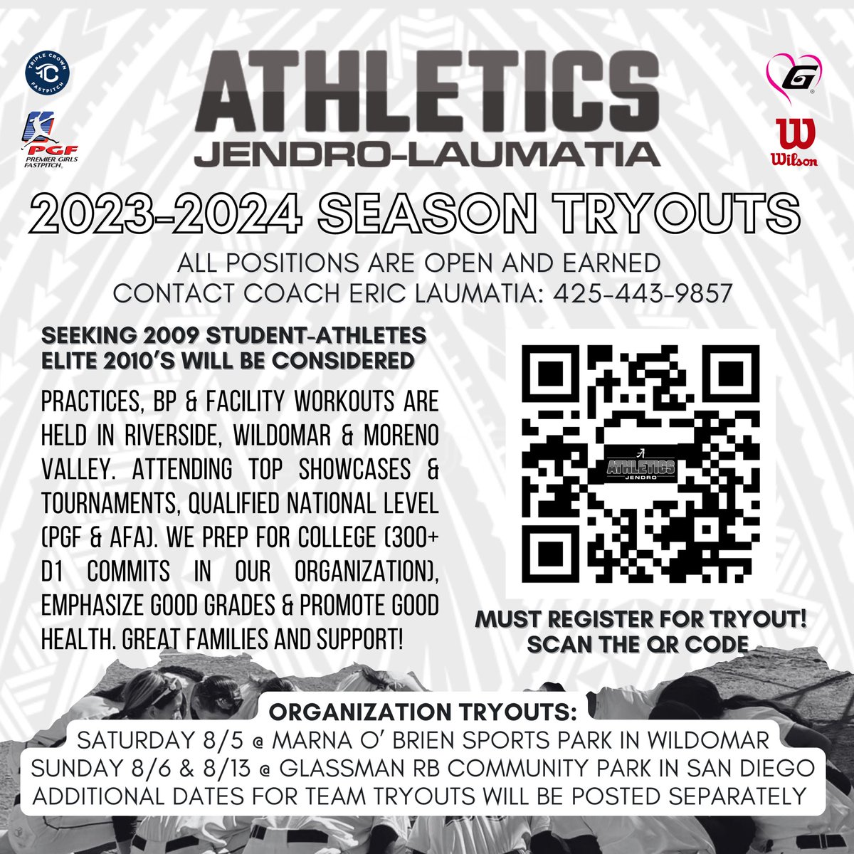 jendro_laumatia's tweet photo. https://t.co/jfoiiWGf8Z

Tryouts this weekend and next weekend! Come join our successful team/org. National qualified at PGF and AFA in our first season as a team. Attending all top showcases 23/24 season. Development is key, college is the goal! https://t.co/c1QVRhHeKv