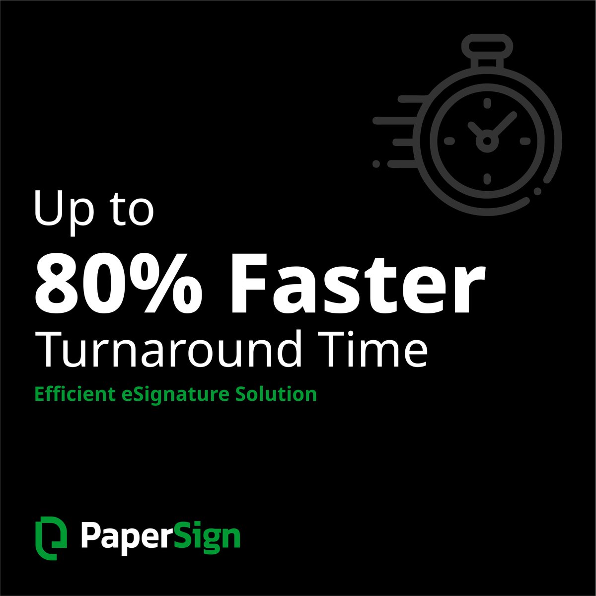 PapersignLtd's tweet photo. Esignatures can reduce document turnaround time by up to 80% compared to traditional paper-based processes.

🖊️🌐 Experience the future of Signing at https://t.co/hTPn3xJbzQ
#esignatures #papersign #esignature #efficiency #technology https://t.co/VGpMCEbjx0