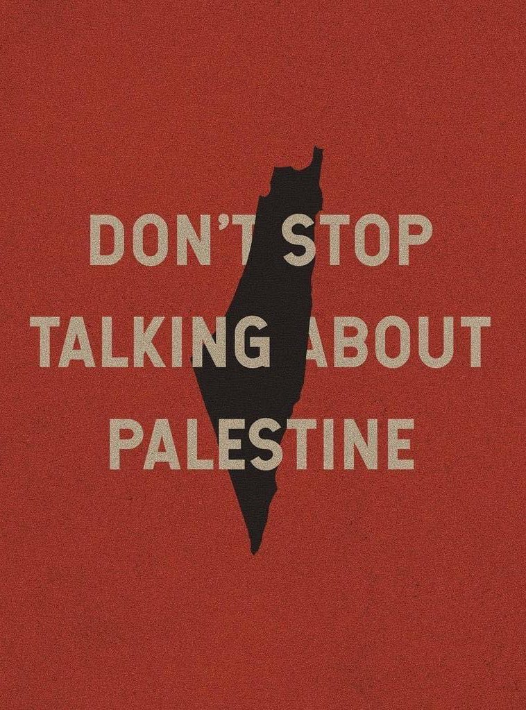 MuhammadSmiry's tweet photo. Don’t stop talking about Palestine https://t.co/pM5o5UL0Ak