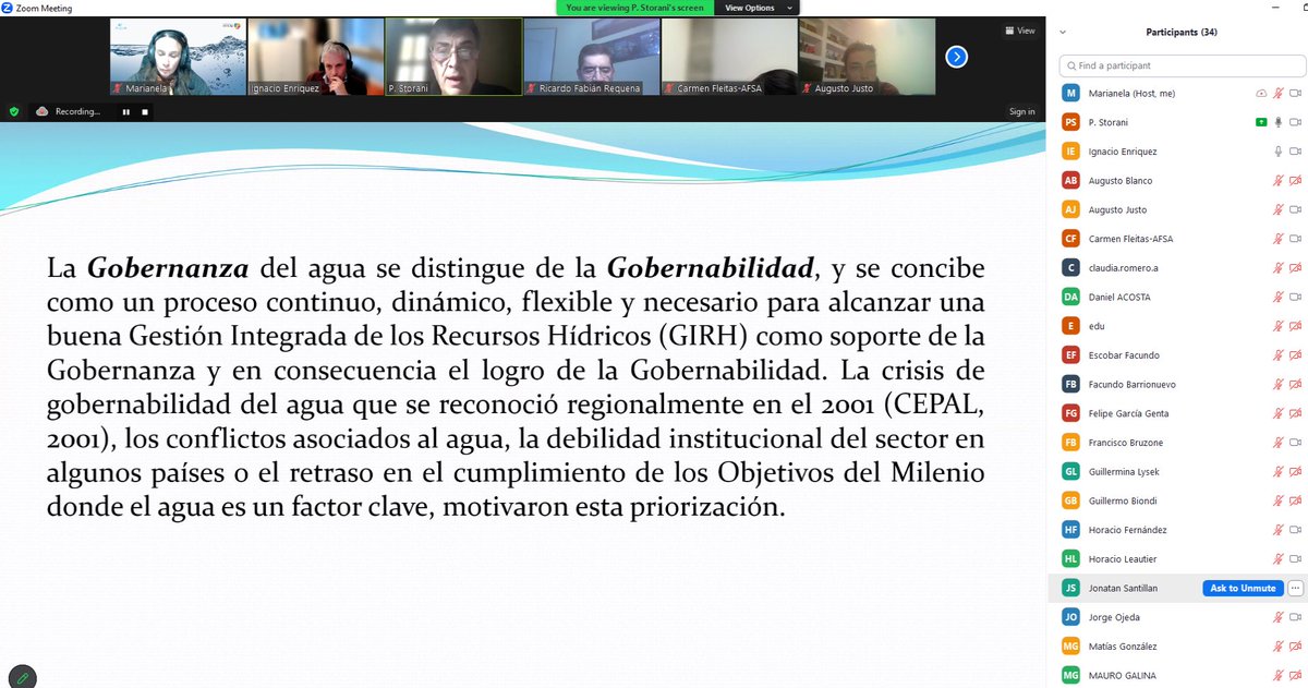 Lo que fue la 1er clase del módulo "Gestión Integrada del Agua" del Diploma en Gobernanza, Regulación y Gestión Integrada del Agua 2023 a cargo de los profesores Dr Ignacio Enriquez e Ing. Pablo Storani en acuerdo estratégico con el IUAS.
Info en acquas.org
#agua