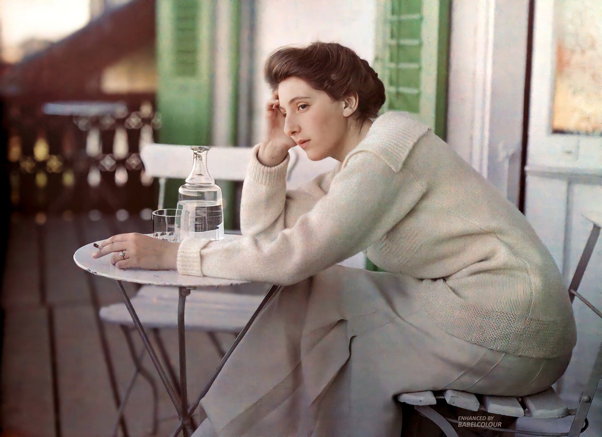 Current mood at the end of a very long week! This timeless study of much needed "time out" was (amazingly) snapped in colour 116 years ago. The autochrome was taken in 1907 by Alfred Stieglitz and says just as much about today as it did in the Edwardian Era when originally taken.