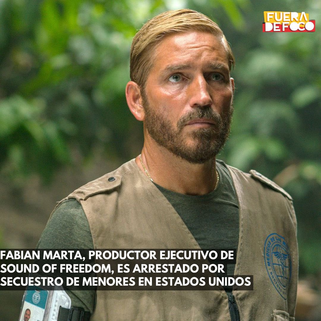 GabyMeza8's tweet photo. Uno de los mayores inversionistas de #SounOfFreedom, Fabian Marta, fue arrestado por los cargos de secuestro de menores. En redes sociales se ha hecho viral el caso, ya que la película habla de la trata, secuestro de menores de edad. https://t.co/bLBVcp54o5