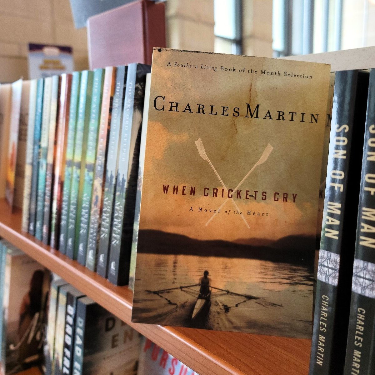 'When Crickets Cry is an inspirational novel of heartache and healing with a surprise twist ending. I read this whole book in one day!' says Phyllis, one of our customer service representatives. Find When Crickets Cry by Charles Martin in-store or online buff.ly/3KbvIqQ