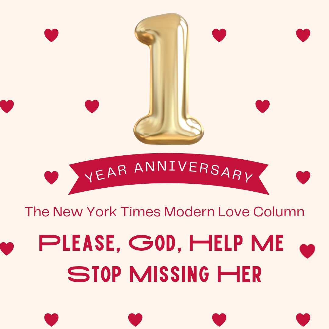 This time last year, I was sleepless for the entire week before my Modern Love column was published. 

I can’t wait to share the rest of my story with you all in my forthcoming memoir; stay tuned for updates and a cover release! 

Finally, I am proud.