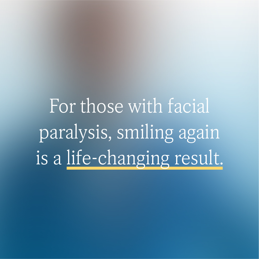 MayoClinic's tweet image. Dr. Dey is improving the smiles and lives of patients with facial paralysis. Read more about his groundbreaking surgical techniques here: mayocl.in/43PMBys. #facialparalysis #facialpalsy #bellspalsy #facialreanimation #facialplastics #facialplasticsurgeon