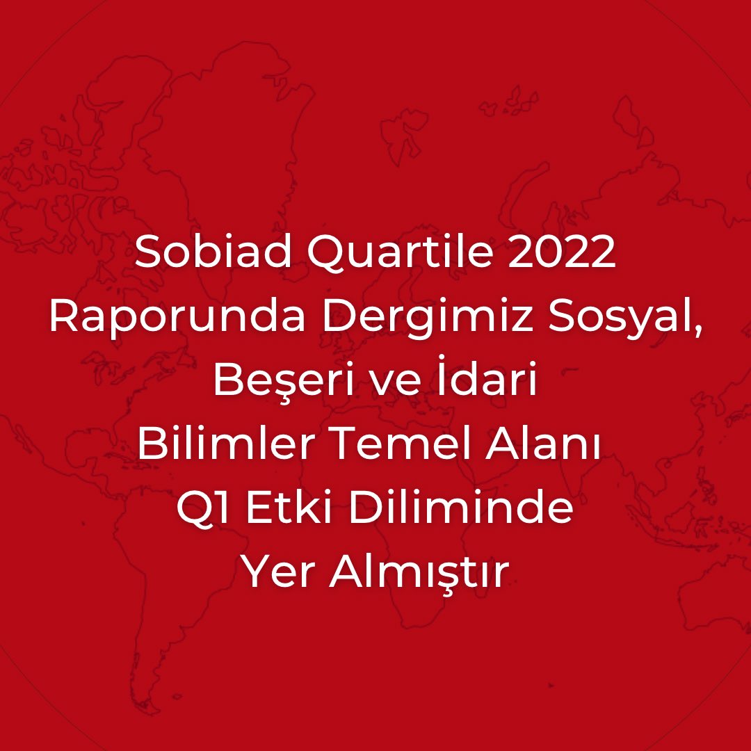 tu_tefeas's tweet photo. Sobiad Atıf Dizini daha önce yayınladığı yıllık impact faktör verisinden hareketle taradığı dergilerin 2022 Quartile dilimleri sonuçlarına göre Dergimiz Sosyal, Beşeri ve İdari Bilimler Temel Alanı Q1 Etki Diliminde Yer Almıştır https://t.co/mQtFkuHTwF