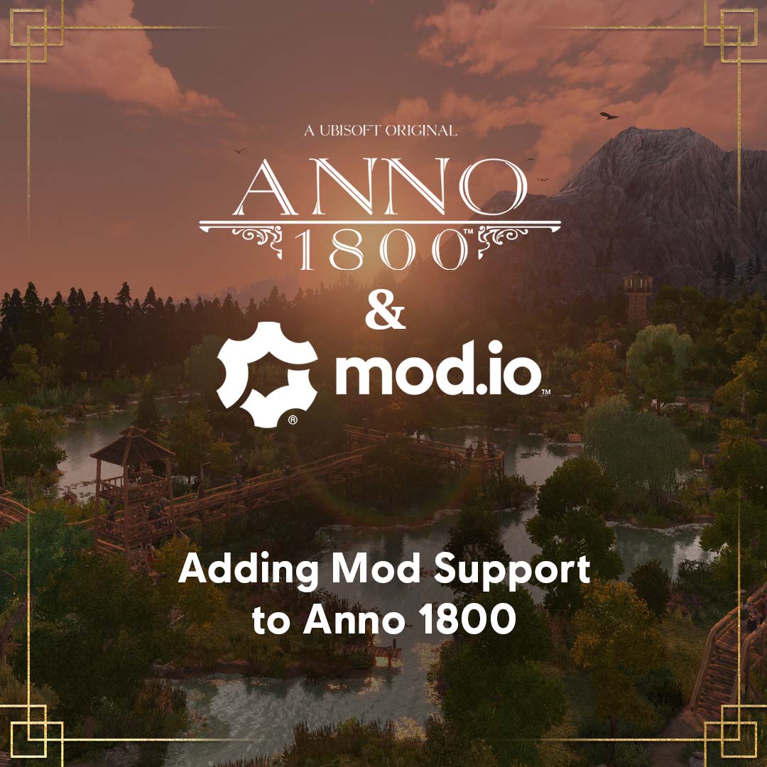 Today we're happy to announce our partnership with <a href="/modiohq/">mod.io</a> in order to bring mod support to #Anno1800 on PC!

Learn about the mod browser coming on August 22nd in our blog: ubi.li/buGhj